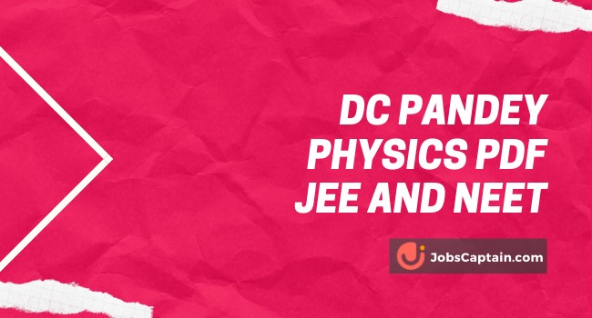 dc pandey physics pdf free